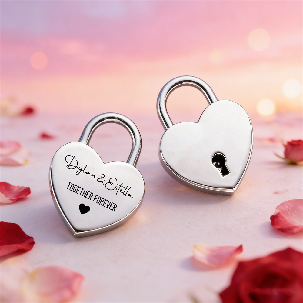 Custom Name Heart-Shaped Padlo - Eve Party review and price