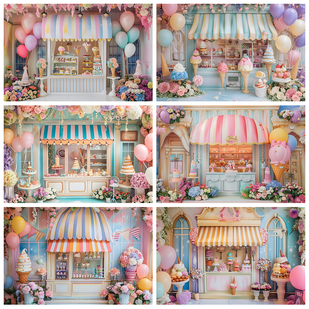 Ice Cream Photography Backgrou - Party Event Supply Store review and price