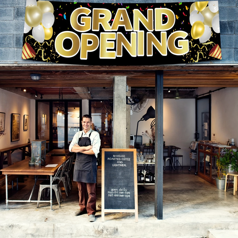 VIKAMA Grand Opening Banner, N - Party Event Supply Store review and price