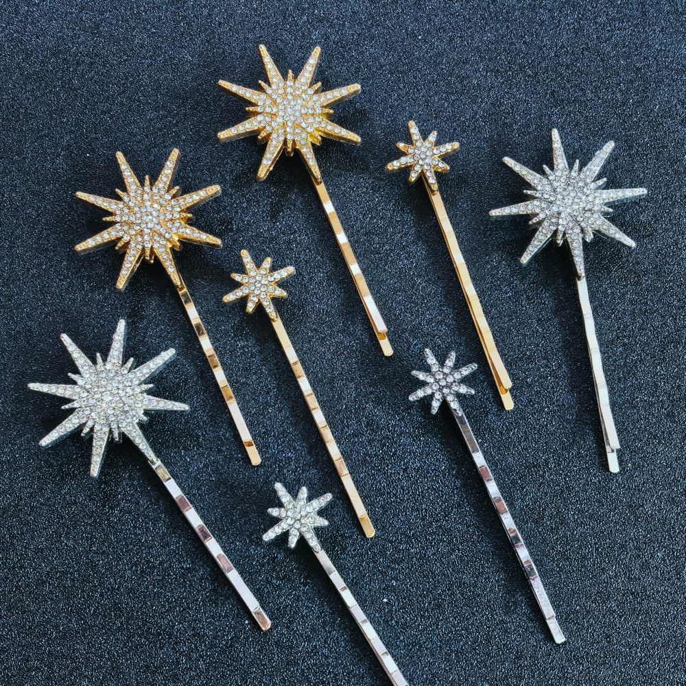3/4 pcs set Crystal Star Hairp - Event Suppliers review and price