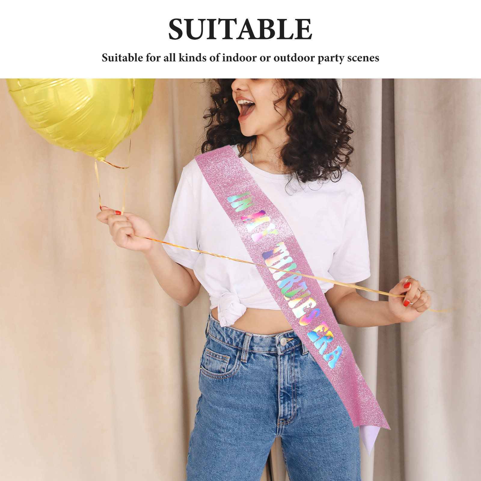 Birthday Sash for Women with G - Birthday Sash Glitter review and price