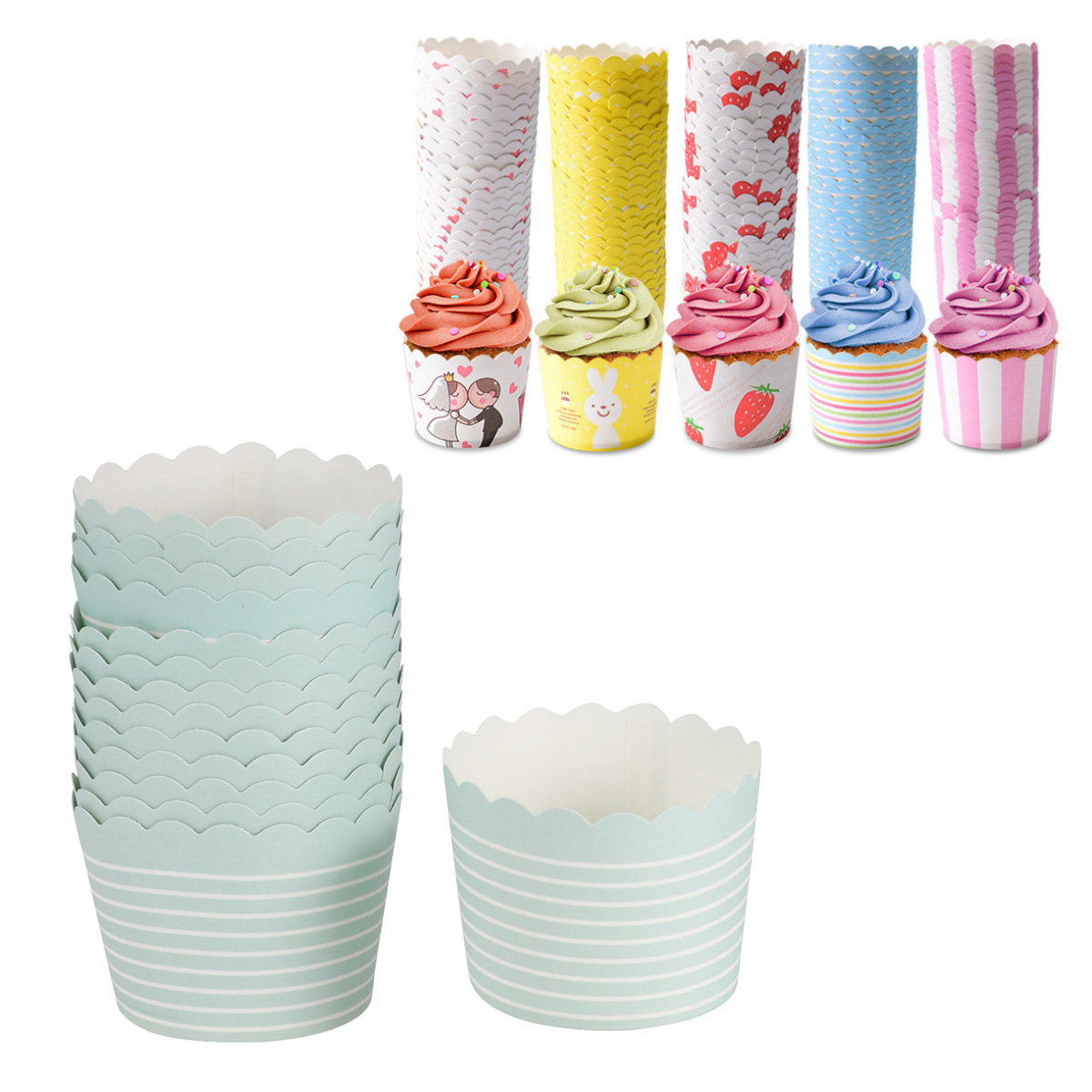 50pcs Paper Paper Dessert Bowl - Plastic Cup 50Pcs review and price