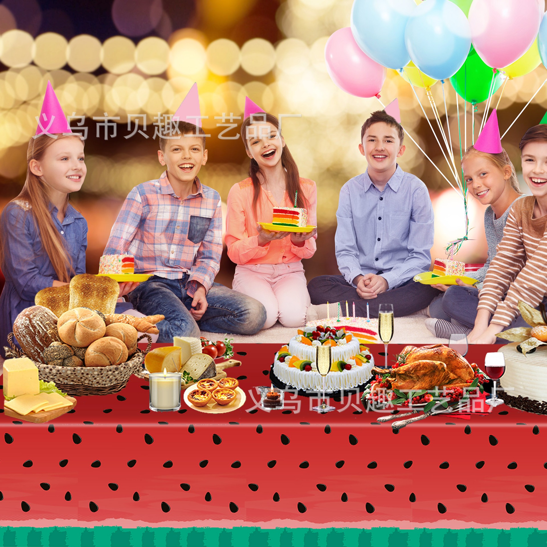 Summer Watermelon Party Tablec - Table Cloth Disposable review and price