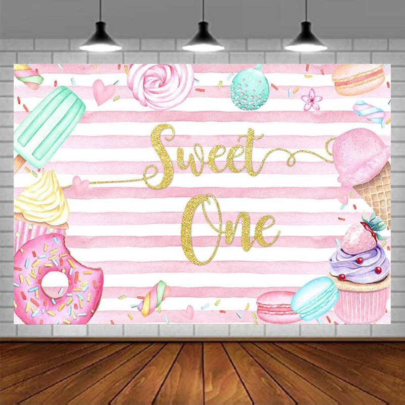 Donut Sweet One Photography Ba - Dessert Table Backdrop review and price