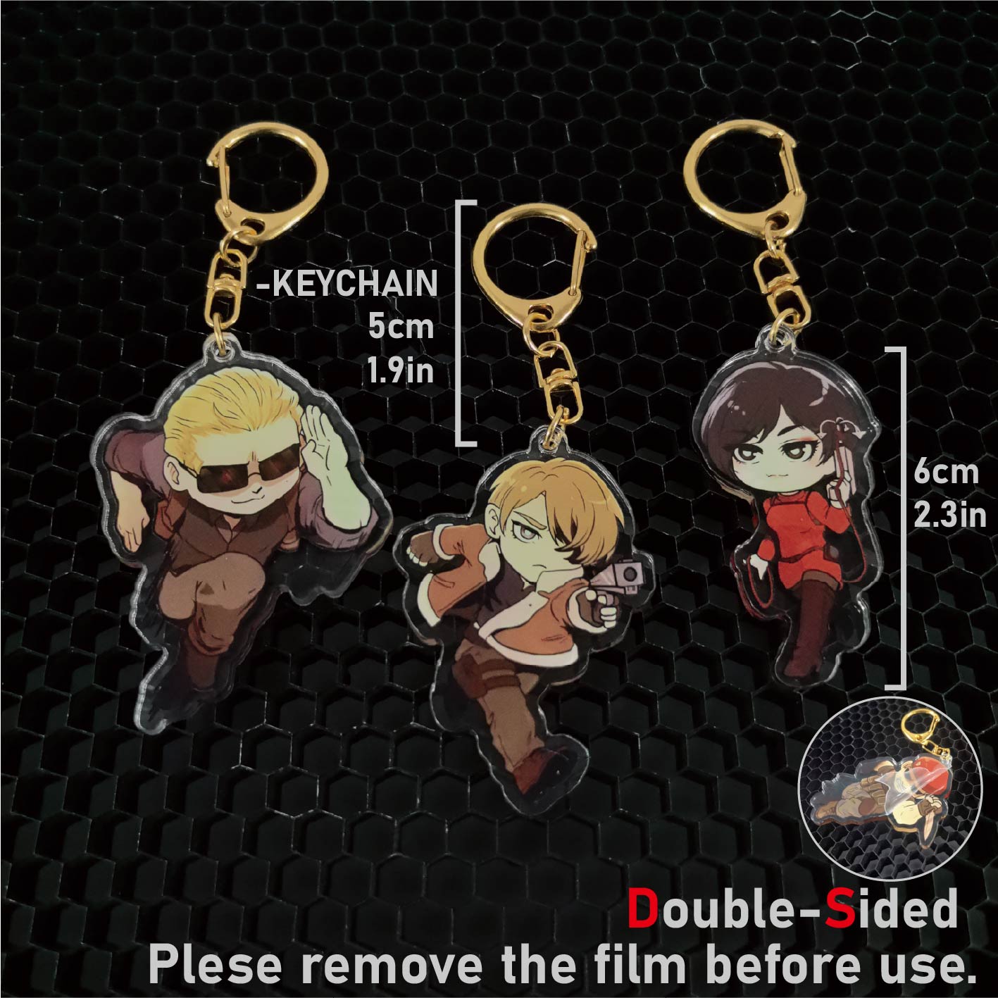 Resident Evil Keychain，Leon，Ad - Event Support review and price