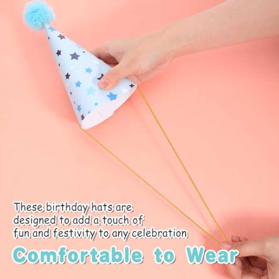 10 PCS Birthday Party Hats for - Party Hat Cone review and price
