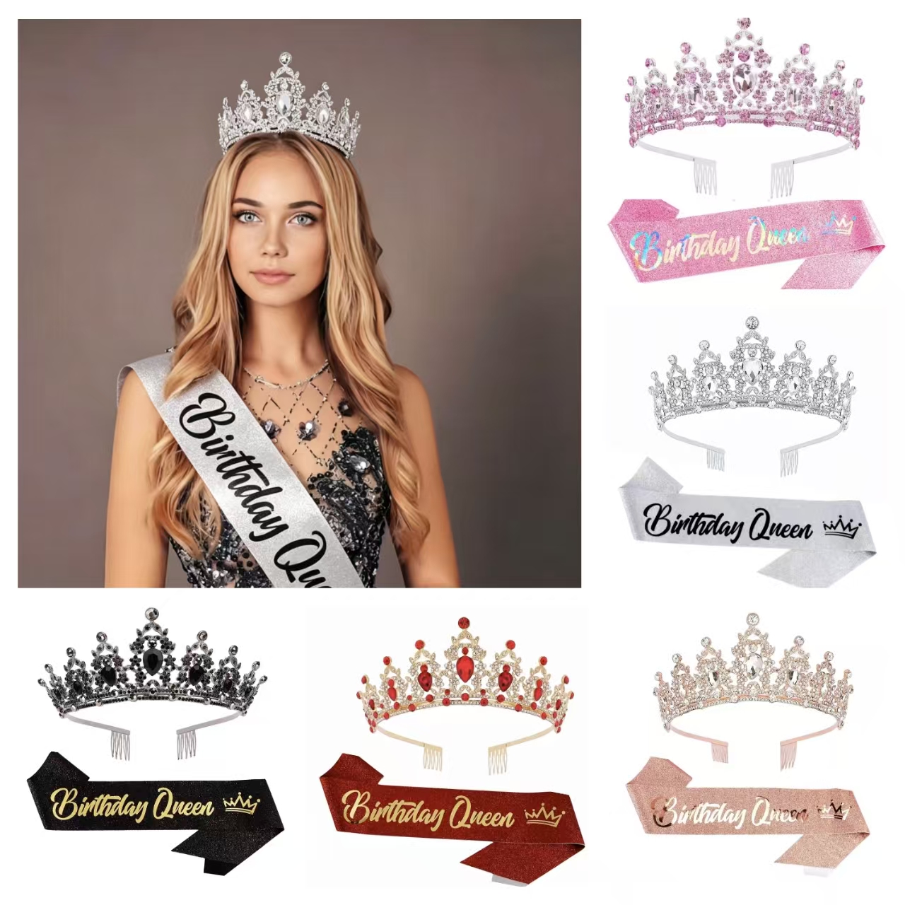 Women And Girl Baroque Rhinest - Birthday Sash Glitter review and price