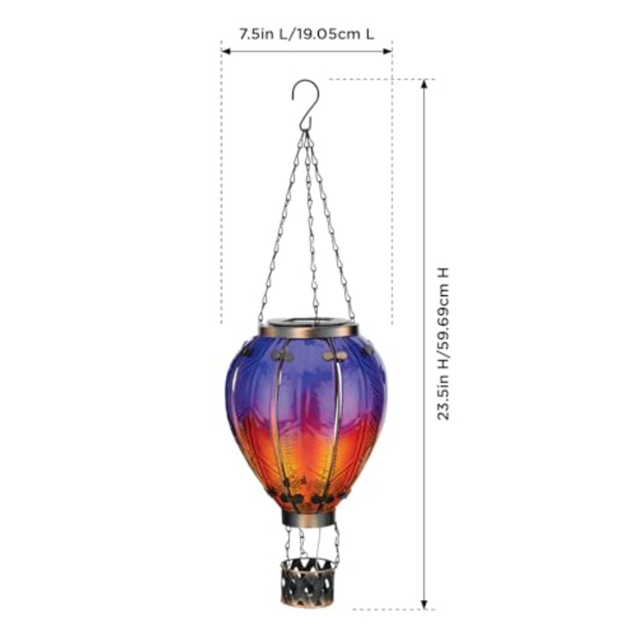 23.5 Inch Hot Air Balloon Sola - Led Balloon Light review and price