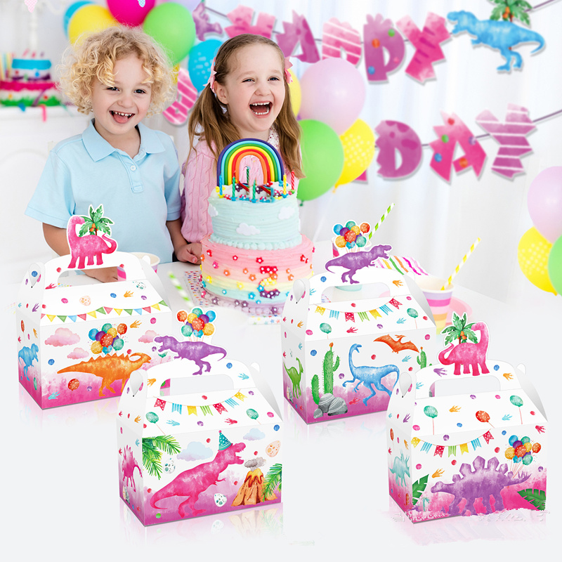 4/24Pcs Pink Dinosaur Candy Bo - Event Party Box review and price