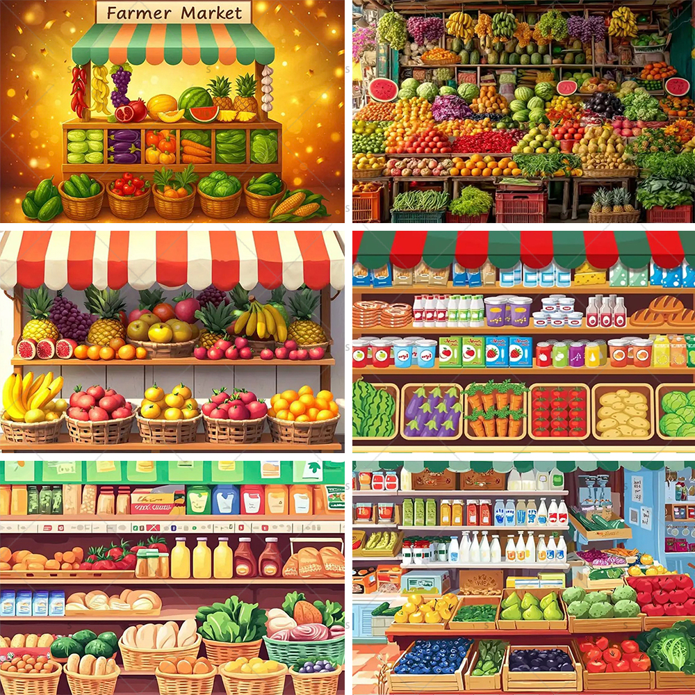 Colorful Supermarket Shelf Bac - Party Event Supply Store review and price