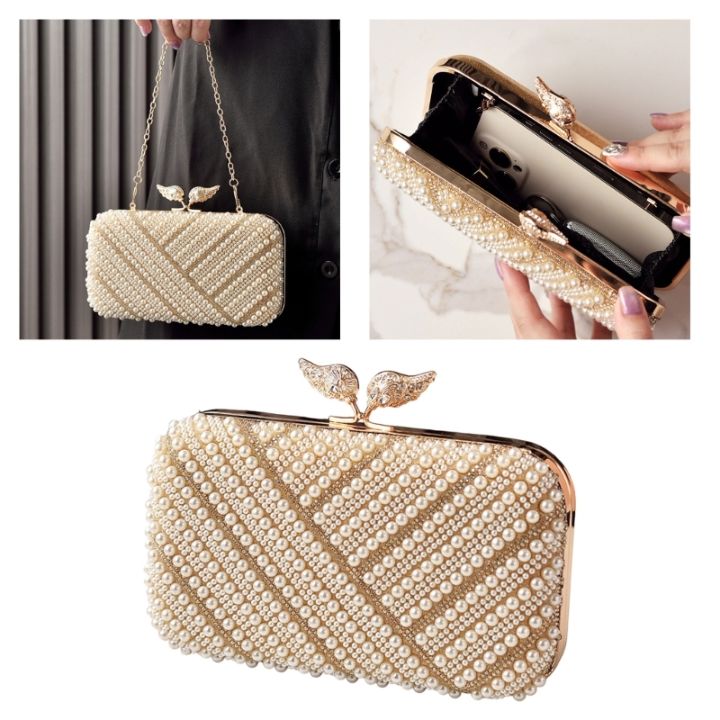 H3CB Elegant Faux Pearls Eveni - Event Party Box review and price