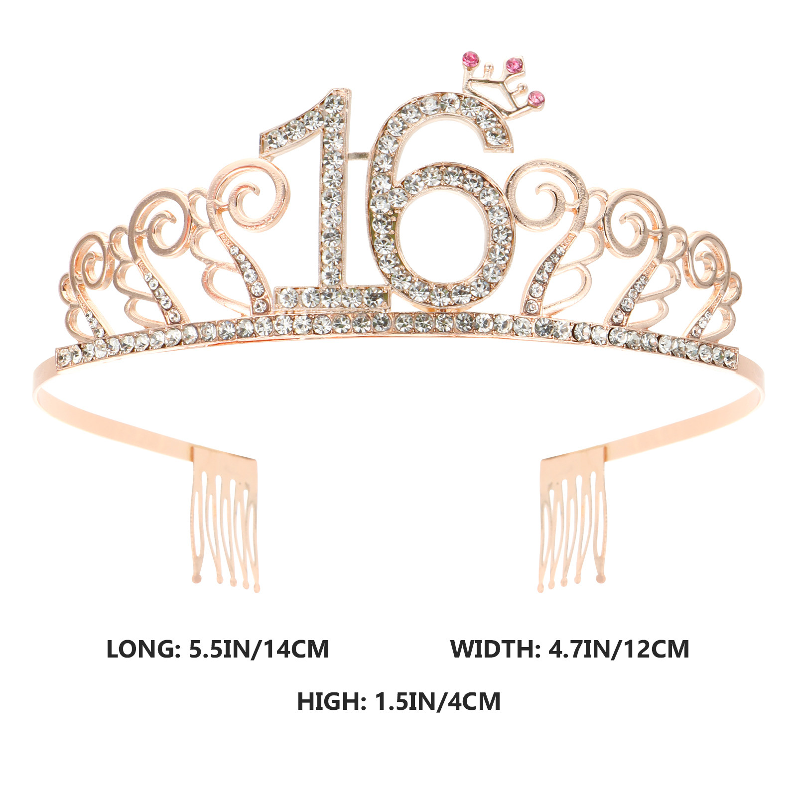 2Pcs Birthday Party Crown and  - Birthday Sash Glitter review and price