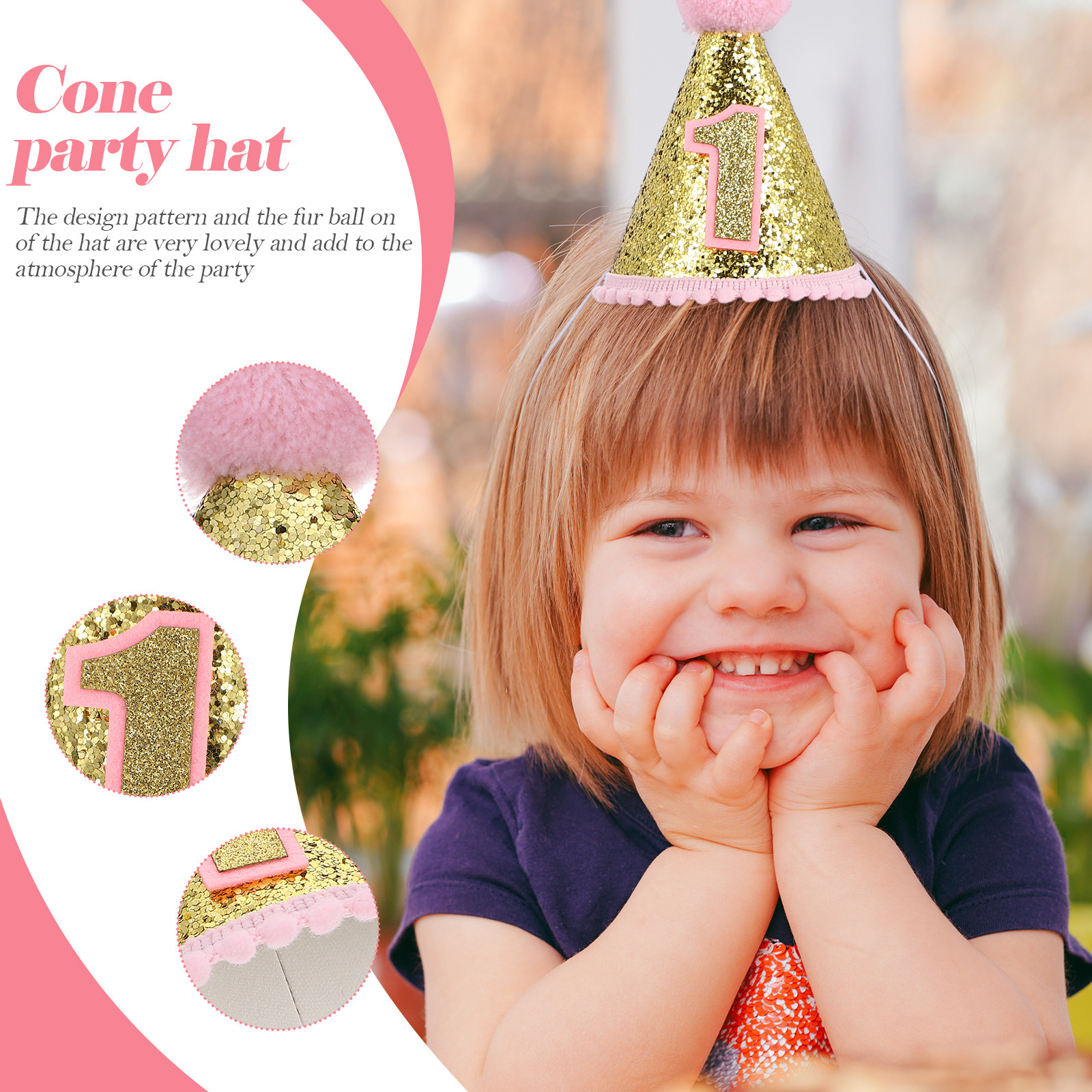 Premium Cloth Birthday Party C - Party Hat Cone review and price