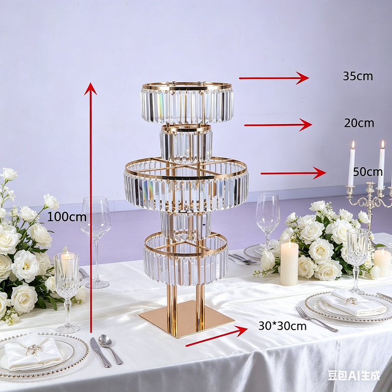 4 PCS Flower Rack Crystal Road - Party Event Supply Store review and price