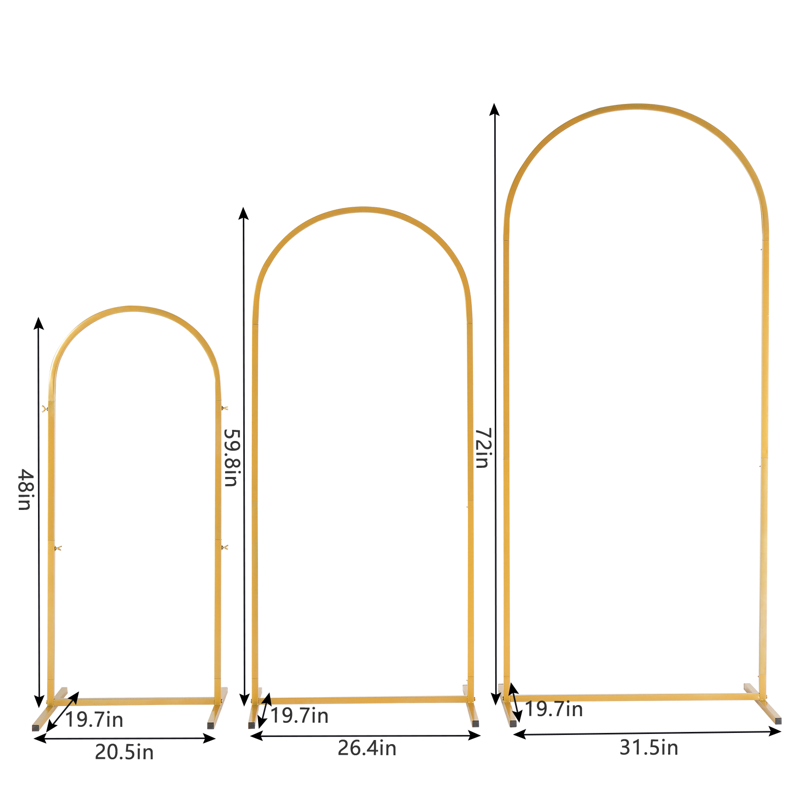 Golden metal balloon arch brac - Balloon Arch Kit review and price