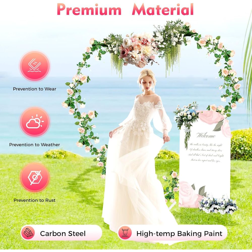 Heart-Shaped Wedding Arch Stan - Balloon Arch Kit review and price