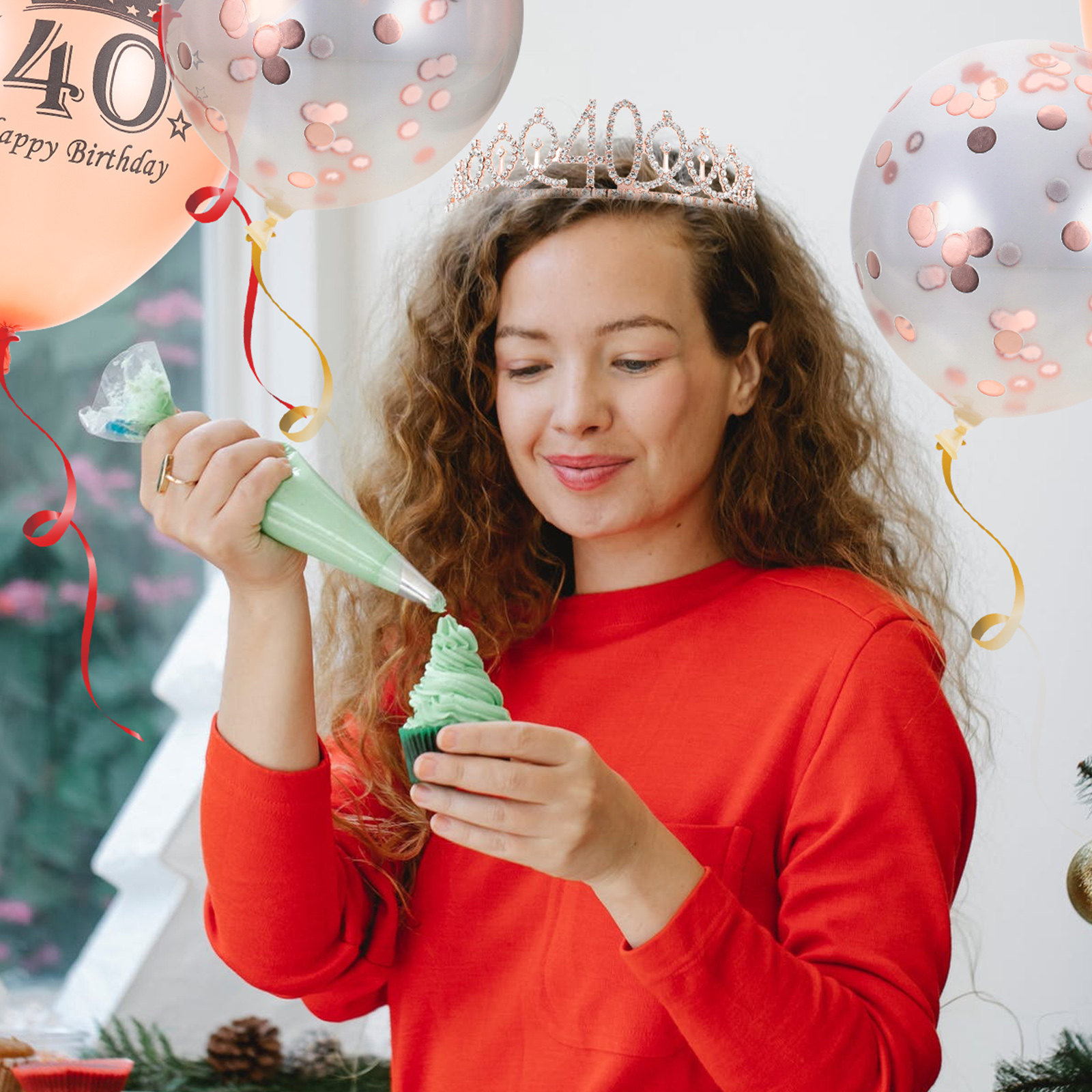 1Set Girl Birthday Crown and S - Birthday Sash Glitter review and price