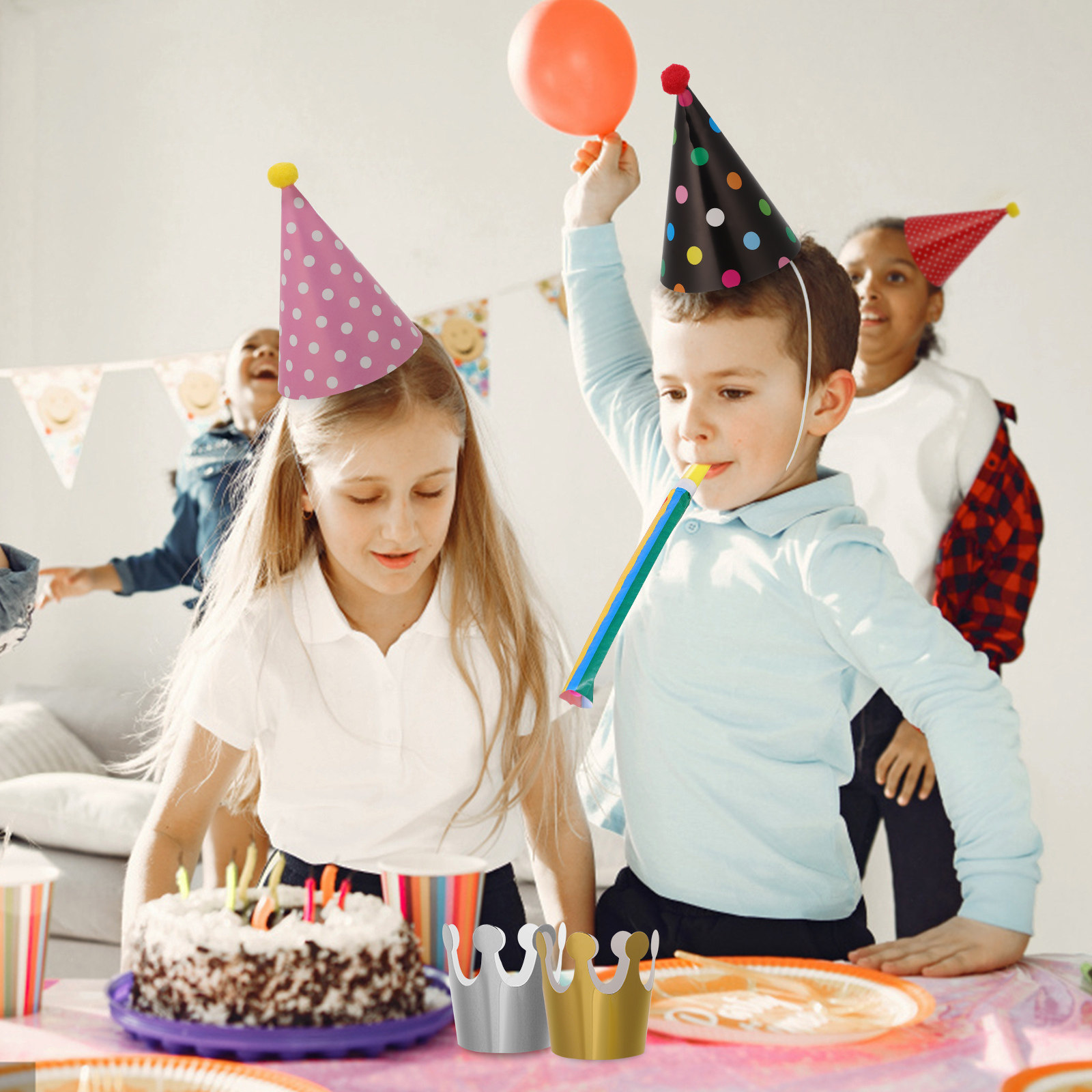1Set Birthday Party Decoration - Party Hat Cone review and price