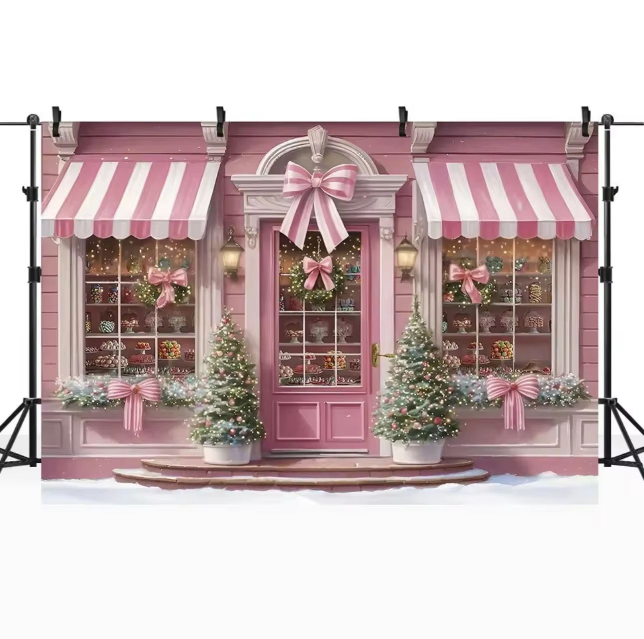 Winter Christmas Window Backgr - Party Event Supply Store review and price
