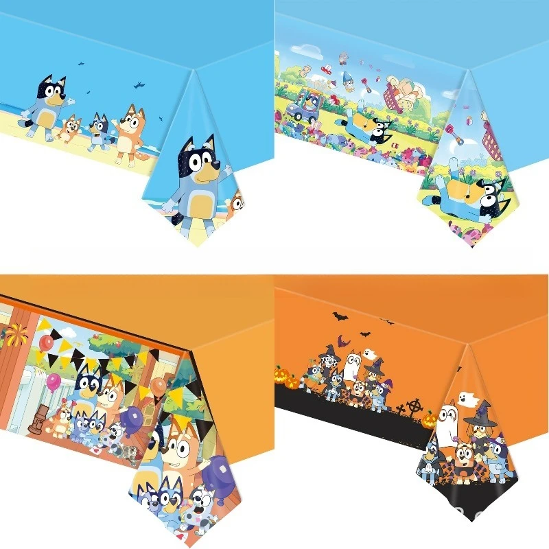 New Bluey Tablecloth Birthday  - Table Cloth Disposable review and price