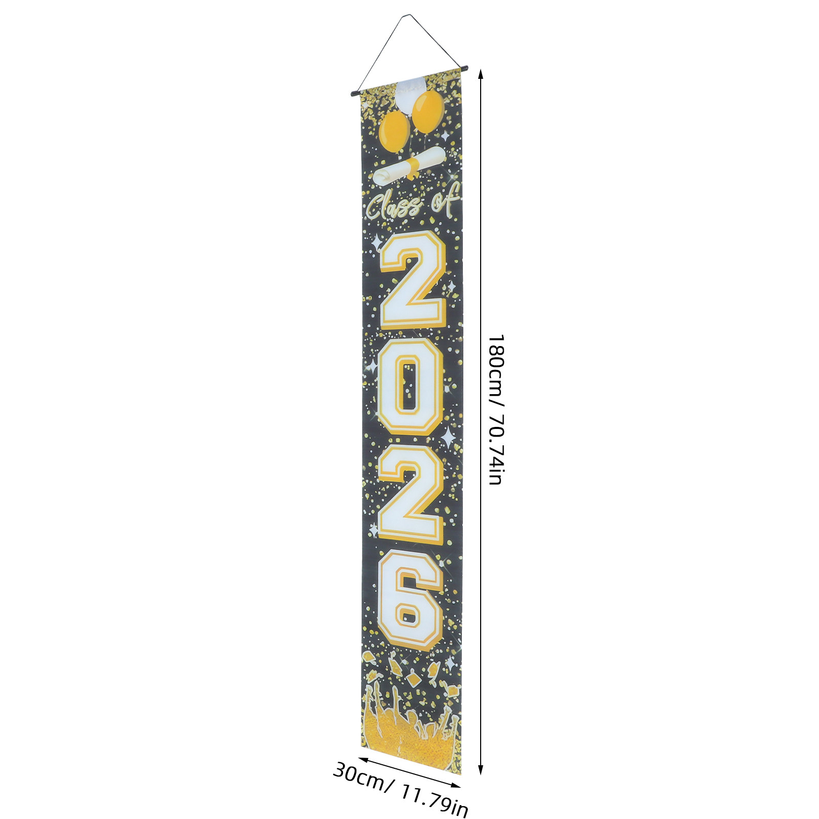 1Pair Graduation Door Couplets - Party Banner Gold review and price
