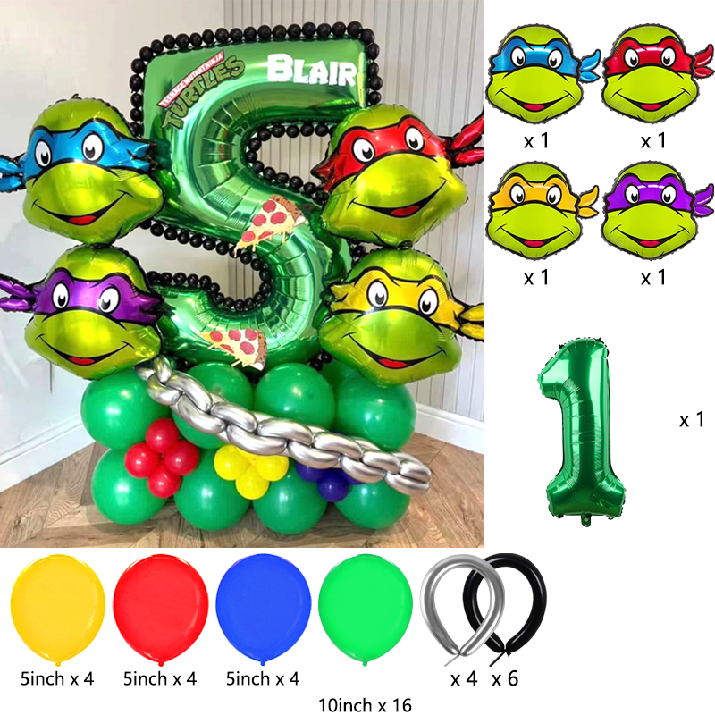 Ninja Turtles Themed Balloon A - Balloon Arch Kit review and price