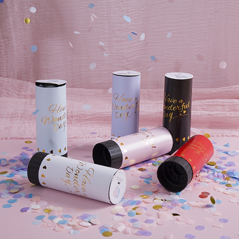 8 Colorful Confetti Hand-Twist - Confetti Cannon Tube review and price