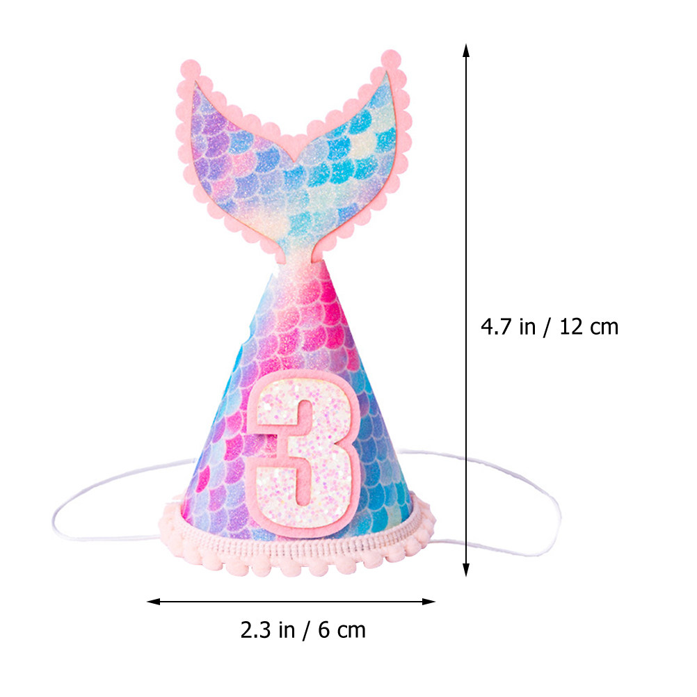 1Pcs Glitter Mermaid Tail Cone - Party Hat Cone review and price