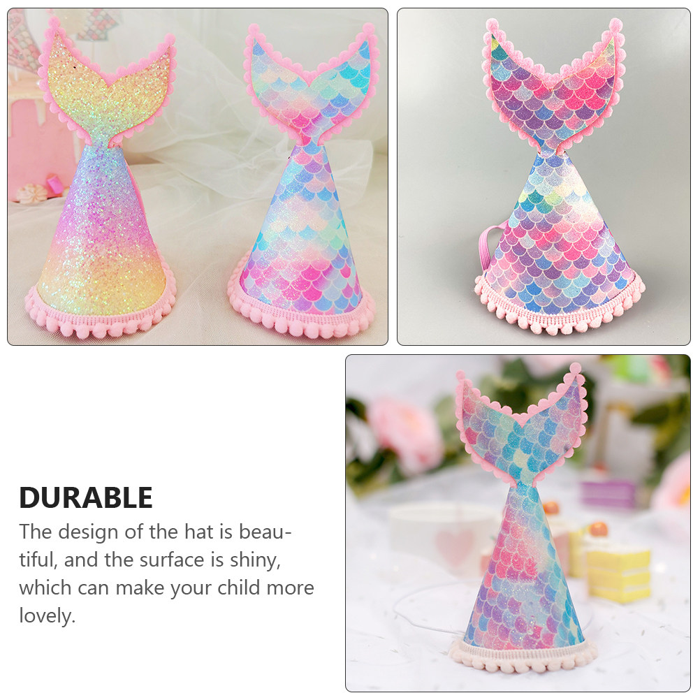 1Pcs Glitter Mermaid Tail Cone - Party Hat Cone review and price