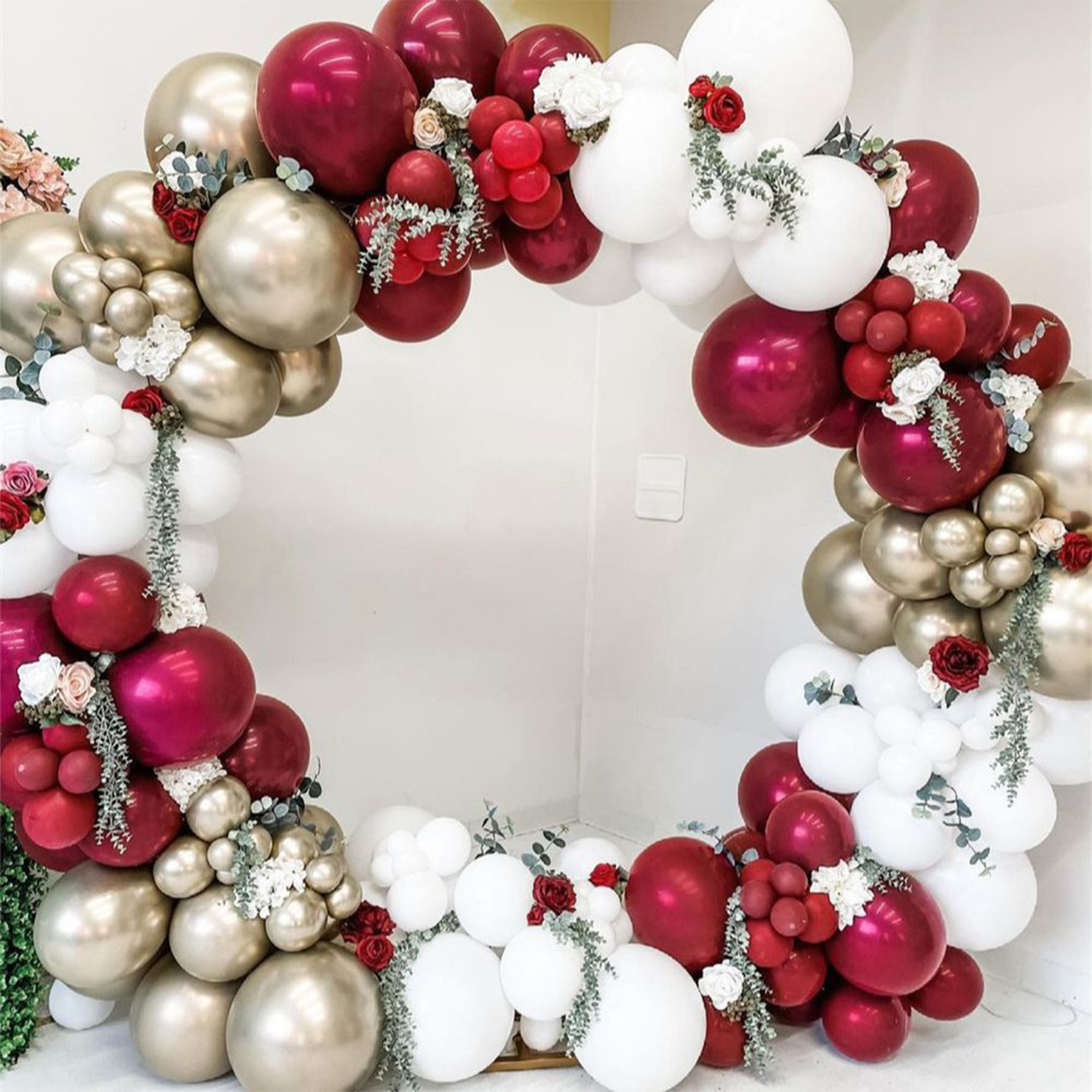 Garnet Balloon Set Garland Arc - Party Event Supplier review and price